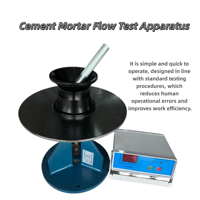 Electronic Motorized Flow Table with Counter 1-Year Warranty for Mortars and Cements Cement Testing Equipment