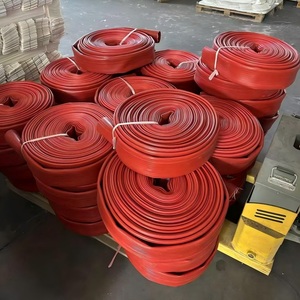 สายดับเพลิงแรงดันสูงแบบแจ็คเก็ตเดี่ยวและแบบแจ็คเก็ตคู่ ยี่ห้อคูนัน พร้อมข้อต่อทองเหลือง สำหรับการดับเพลิง การส่งน้ำ และการควบคุมน้ำท่วม - Product Image 3