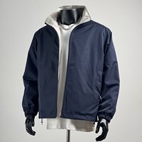 Nouvelle veste cargo décontractée pour homme, style rétro, couleur unie, col montant, polyvalente, avec blocs de couleur