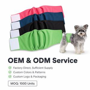 Pantaloni Igienici Lavabili e Riutilizzabili per Cani Maschi, Pannolino Anti-Intimidazione con Inserto Assorbente, Pantaloni di Sicurezza Impermeabili per Animali Domestici, Varie Taglie - Product Image 6