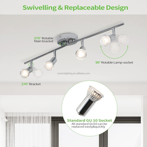 Faretto da Incasso a Soffitto <span class=keywords><strong>Eglo</strong></span> Buzz 4/6 - Lampadina Flessibile e Orientabile, Forma Allungata, Adatto per il - Product Image 3