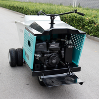 Mini-dumper rotatif sur chenilles en caoutchouc pour béton, mini-dumper autoporteur, buggy tout-terrain