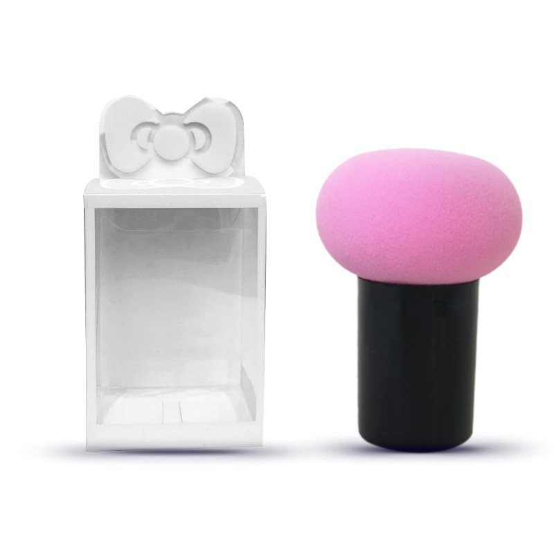 Single-pink white butterfly square box packaging