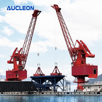 Grue portique à double flèche rotative de 20 à 80 tonnes pour chantier naval, capacité lourde, fournisseur chinois, pour la construction de navires et le levage de marchandises