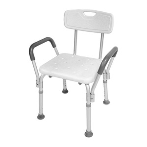 Yikang <b>Shower</b> <b>Chair</b> Aluminum Alloy Non Slip Bath Seat With Backrest And Armrests For Elderly Bathroom Safety Equipment - Product Image 1