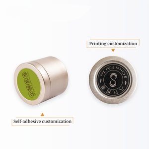 40ml 40g Small Custom Frosted Gold Empty Aluminum Cosmetic Lipstick Screw Cap Flower Tea Metal Tin Can Box Packaging - Product Image 3
