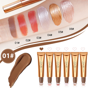Ensemble de stylos de maquillage multi-usages ALIVER, stylo de contouring pour le visage et le corps, stylo de blush, stylo de surligneur, stylo de maquillage, bronzer liquide, surligneurs - Product Image 3