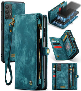 Custodia in pelle con cerniera di lusso per <span class=keywords><strong>Samsung</strong></span> per Galaxy A32 M32 M52 F52 F62 <span class=keywords><strong>M23</strong></span> M51 M71 custodia per telefono rimovibile - Product Image 1