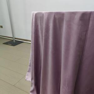 Customized 120 Inch High Quality Soft Comfortable Luxurious Velvet Round <strong>Table</strong> <strong>Cloth</strong> <strong>for</strong> Wedding <strong>Events</strong> Hotel Banquet Party - Product Image 6