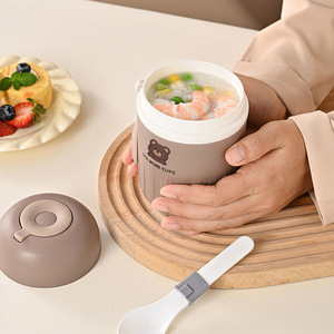 Bento Stainless Steel Food Jar 500Ml <b>Insulated</b> <b>Lunch</b> <b>Box</b> For Office Travel With Carry Bag - Product Image 4