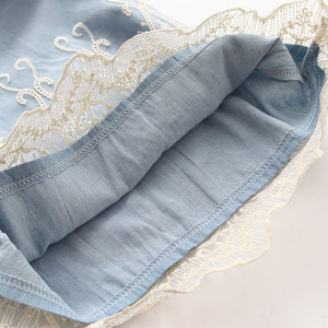 Ropa para niños Compras en línea Envío gratis Niñas Casual Niños Denim Vestido de verano del proveedor de China - Product Image 4