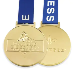 Kostenlose Logo Design Metall medaille Herstellung gefälschte Goldmedaille einfache Auszeichnung