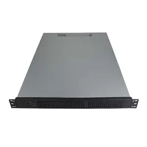 Casing Rak PC Industri 1U Panel Aluminium Motherboard Atx Casing Server Komputer Industri Tinggi
