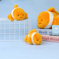 Jouets en peluche animaux marins : poulpe, baleine, orca et étoile de mer mignons, animaux en peluche super doux sur le thème de l'océan, vente en gros d'usine OEM