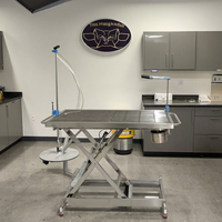 Table d'opération vétérinaire pliable, hauteur réglable pour petits et grands animaux, contrôle de la température pour les interventions chirurgicales des animaux