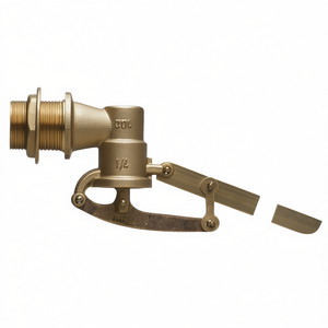 Vanne flottante en laiton 1 1/4 pouce à tige plate avec goupilles pour vannes de remplissage - Product Image 3