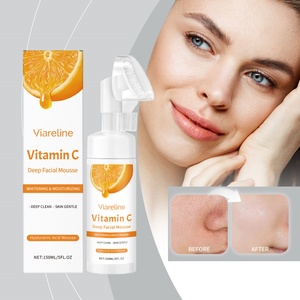 Espuma Limpiadora Facial Personalizada OEM de 150 ml, Espuma Limpiadora Suave con Vitamina C en Formato Crema - Product Image 3