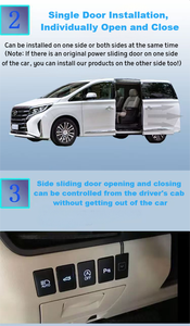 Nueva Puerta de coche central eléctrica para Fiat Ducato Citroen Jumper <span class=keywords><strong>Peugeot</strong></span> <span class=keywords><strong>Boxer</strong></span> Control remoto Puerta de coche deslizante para Ram Promaster <span class=keywords><strong>2017</strong></span> - Product Image 4