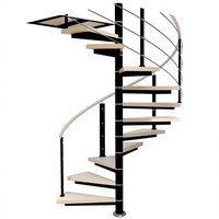 Escalier Modulaire Rotatif en Métal Moderne 2026 le Plus Vendu - Assemblage Simple pour Usage Intérieur