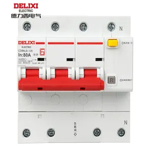 DELIXI الكهربائية CDB6LEi-125 3P 100A EC الزائد ماس كهربائى حامي ركب قطاع دارة