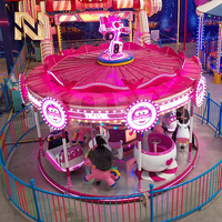 Manège intérieur Nova Rides Super Wings pour enfants CBD-16-SW, manège à chevaux, carrousel d'animaux