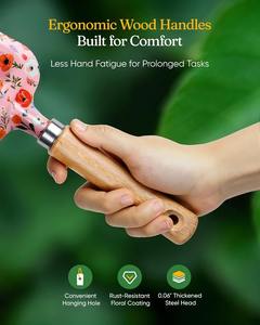 Custom Womens Gardening <b>Tools</b> Gift <b>Set</b> Rust Proof Heavy-Duty <b>Garden</b> <b>Tools</b> with Durable Carrying Case Fashionable Gardening Gift - Product Image 3