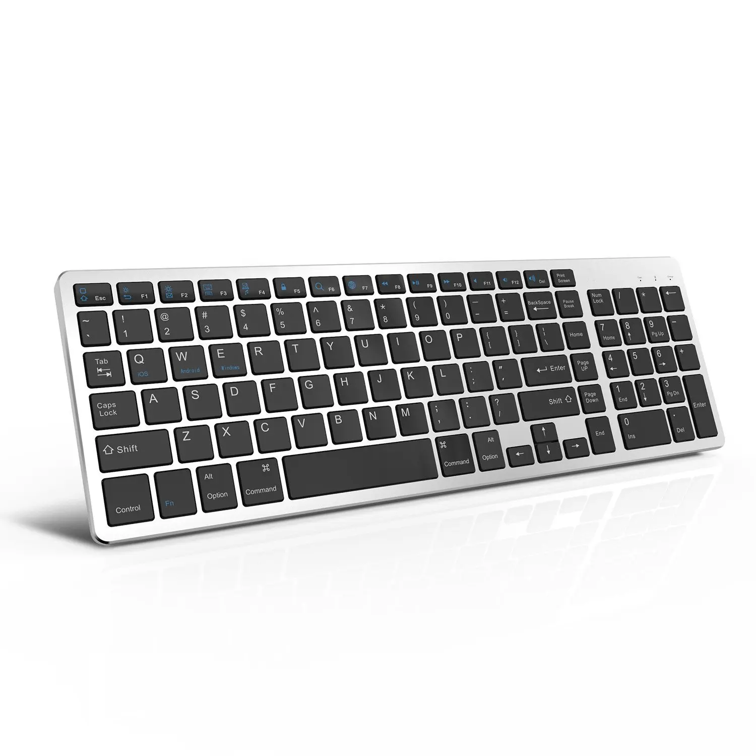 Seenda-clavier sans fil bkc001, fin, de haute qualité avec une touche numérique, pour Mac et apple, pc portable, tablette, téléphones, meilleure qualité