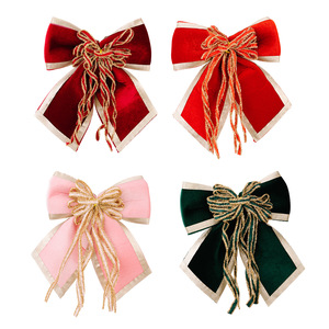 Laço de Veludo Personalizado para Presentes de Natal, Decoração para Árvore de Natal, Guirlanda, Janela, Porta e Casa - Product Image 3