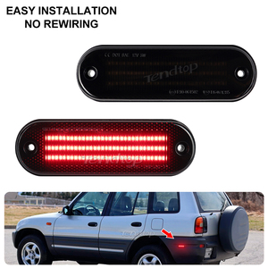 2 pièces, feux de signalisation dynamiques à LED, feux latéraux de pare-chocs arrière pour Toyota Rav4 1996 1997 1998 1999 2000 8175042010 8176042010 - Product Image 1