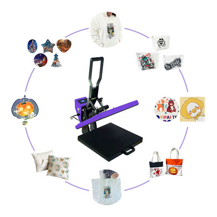 For T-shirt Hoodies Ornaments Panels Wind Spinner USA Warehouse Heat Press Machine for Dye Sublimation Heat Press