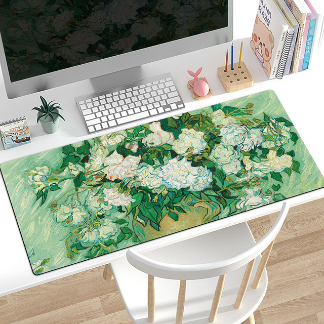Customized Oversized Gaming Mouse Pad & Keyboard Mat Premium-Textured Rubber Base Cloth Stock