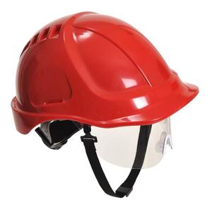 PORTWEST-PW54RER-Casco con visera roja Endurance Plus - Product Image 1
