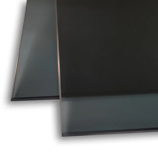 dark grey and dark stopsol tinted glass 5mm 6mm