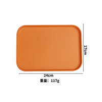 Plateau de service carré en plastique TOPONE PP, plateau à fruits, usage commercial, hôtel, restaurant, fête, qualité alimentaire, sans BPA, durable, écologique