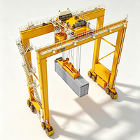 Grue portique monopoutre sur pneus pour manutention de conteneurs en entrepôt ouvert