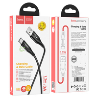 Kabel Data Pengisian Daya HOCO U93 Shadow untuk iPhone untuk Tipe-C