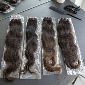 ผมแท้เกรดพรีเมียมอินเดีย เรมี่ เวอร์จิ้น สีธรรมชาติ เย็บสองชั้น ลอนลึกแบบหลวม ความยาวยืด 8-28 นิ้ว - Product Image 2