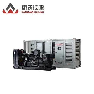 Set Generator Diesel elektrik sunyi, 90kw 180kw 3 fase daya siaga industri berpendingin air