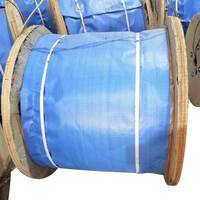 Câble en acier galvanisé pour grue de levage, type BLACK GREASE CABLE 6X19/6X36+WRC, 6*19S+IWRC, 6*36SW+IWRC, pour le marché péruvien