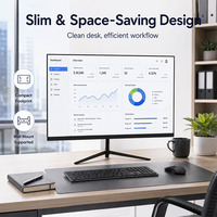 Monitor de PC Plano para Juegos de 24 Pulgadas, 240Hz, IPS, FHD, Sin Marco, Tiempo de Respuesta de 1ms, 120% SRGB, para Esports y Oficina, Venta al Por Mayor