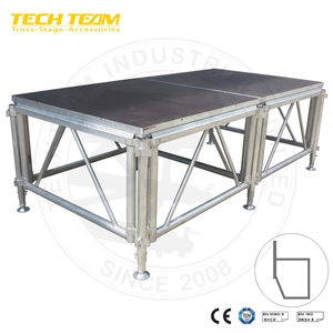 TECHTEAM Giá Rẻ Di Chuyển Gấp Bằng Gỗ Cầm Tay Gấp Giàn Sân Khấu Hệ Thống Cho Bán - Product Image 4