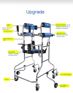 Paralisi cerebrale bambino e adulto ausilio per la deambulazione camminatore emiplegico addestramento degli arti inferiori telaio in piedi con ruote Walker - Product Image 5