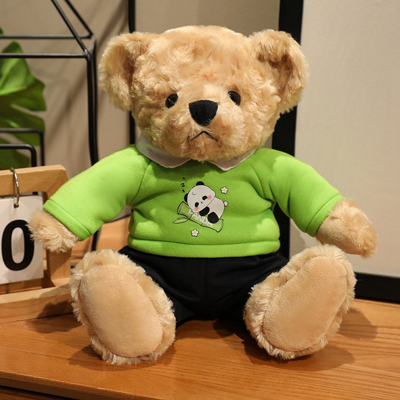 Felpa verde panda