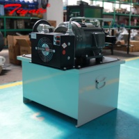 Unité hydraulique à pompe variable à fonctionnement fluide avec dissipation thermique par air pour station d'alimentation hydraulique de ligne de tricotage