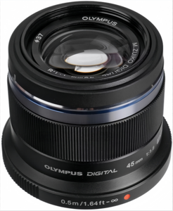 Objectif OM SYSTEM M.Zuiko Digital 45mm F1.8 Noir pour appareil photo Micro Four Thirds non plein format, design compact, magnifique bokeh, lumineux - Product Image 2