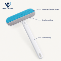 Brosse anti-poils 3 en 1 pour animaux de compagnie, manche long, nettoyeur de peluches pour canapé, lit, couverture, meubles, outil de nettoyage des poils de chat et de chien