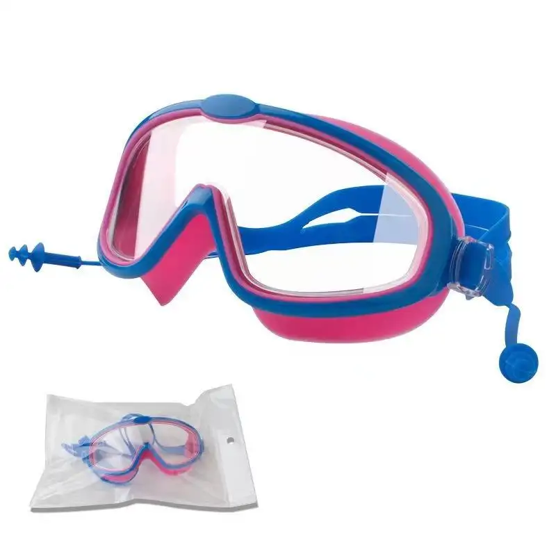 Diving Sport Set Kids Goggles Pressure-free Straps Swimming Goggles Swim Glasses