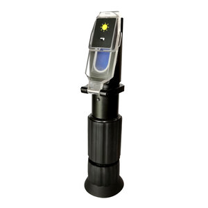 LED-T50 Hand Held Brix <span class=keywords><strong>Refractometer</strong></span> para Sugar Beer Brix Test Optical 0-50% Brix <span class=keywords><strong>Refractometer</strong></span> Meter com luz LED - Product Image 3