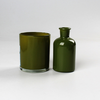 Support de bougie chauffe-plat en verre de luxe 7oz, pot à bougie vide, diffuseur d'arômes avec impression de logo, réutilisable et de haute qualité