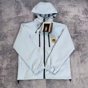 Chaqueta Acolchada de Fútbol con Logotipo de Brasil, Relleno de Poliéster; para Hombre y Mujer, Estilo Gabardina Delgada con Capucha, para Barcelona y <span class=keywords><strong>Chelsea</strong></span> - Product Image 3